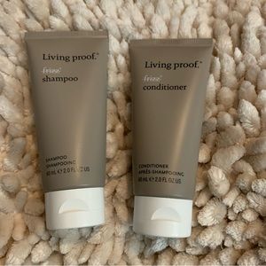 Living Proof No Frizz Shampoo Conditioner Travel Set
